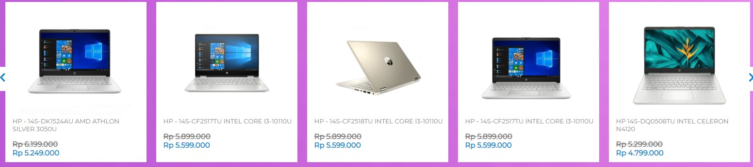 Laptop discount Hartono