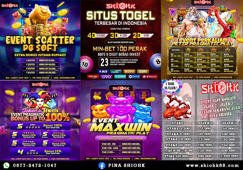 Event togel dan slot shiohk