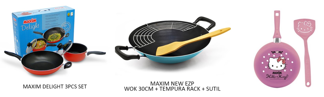 Daily produk panci Maxim yang berkualitas tinggi