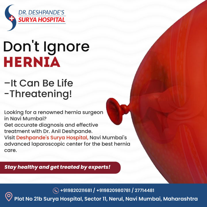 Hernia Laproscopic Surgeon in Nerul, Navi Mumbai