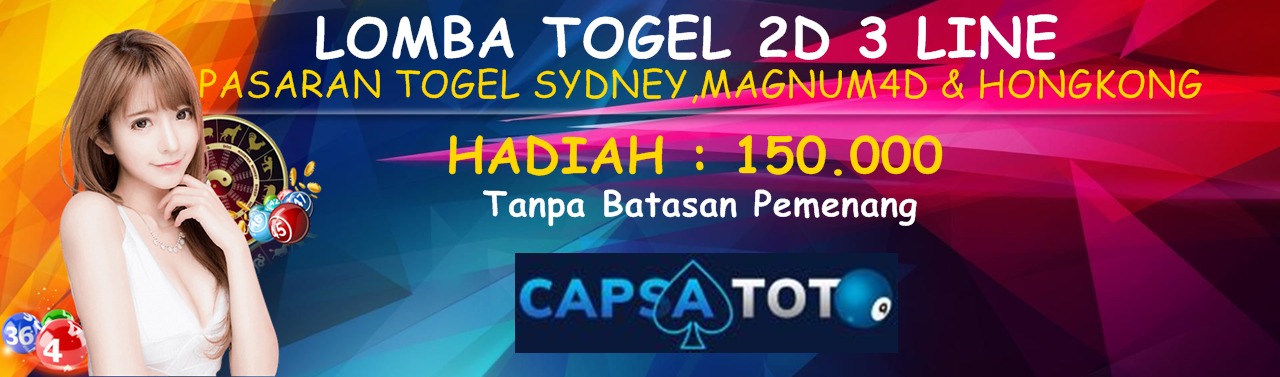 CAPSATOTO SITUS AMAN DAN BANDAR AMAN DAN TERPERCAYA