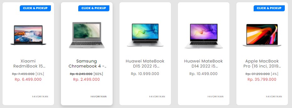 Laptop dan Macbook terbaik dengan harga diskon