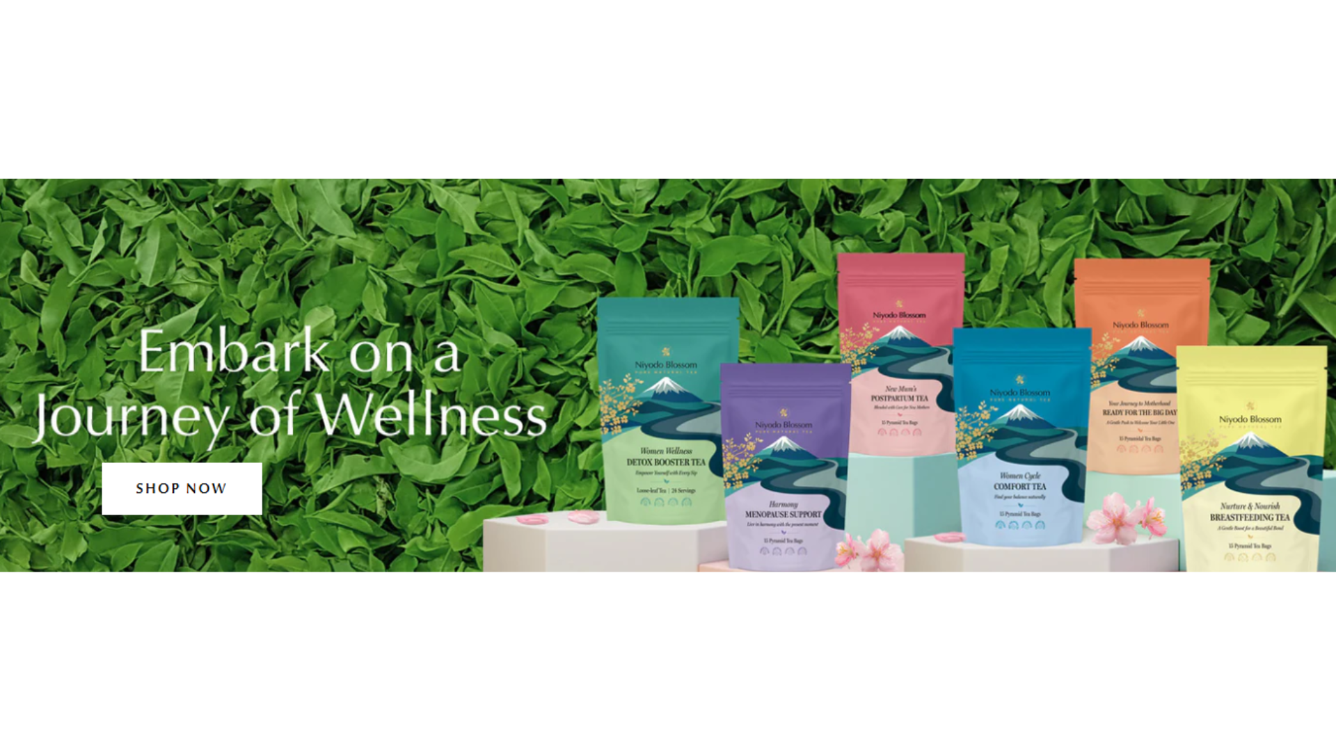 Niyodo Blossom is the finest wellness tea brand on a mission to help women achieve strength, energy