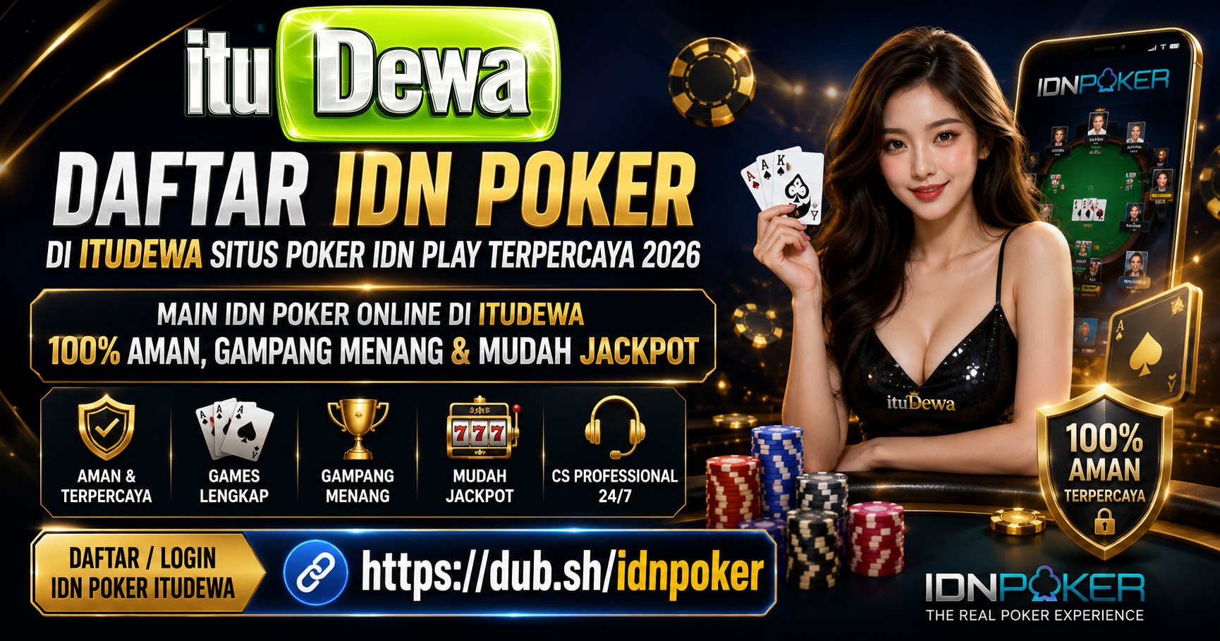 Daftar IDN Poker di ituDewa Situs Poker IDN Play Terpercaya 2026. Main IDN Poker IDNPlay di ituDewa