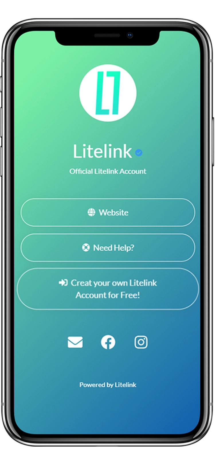 Screenshot of biolink page examples